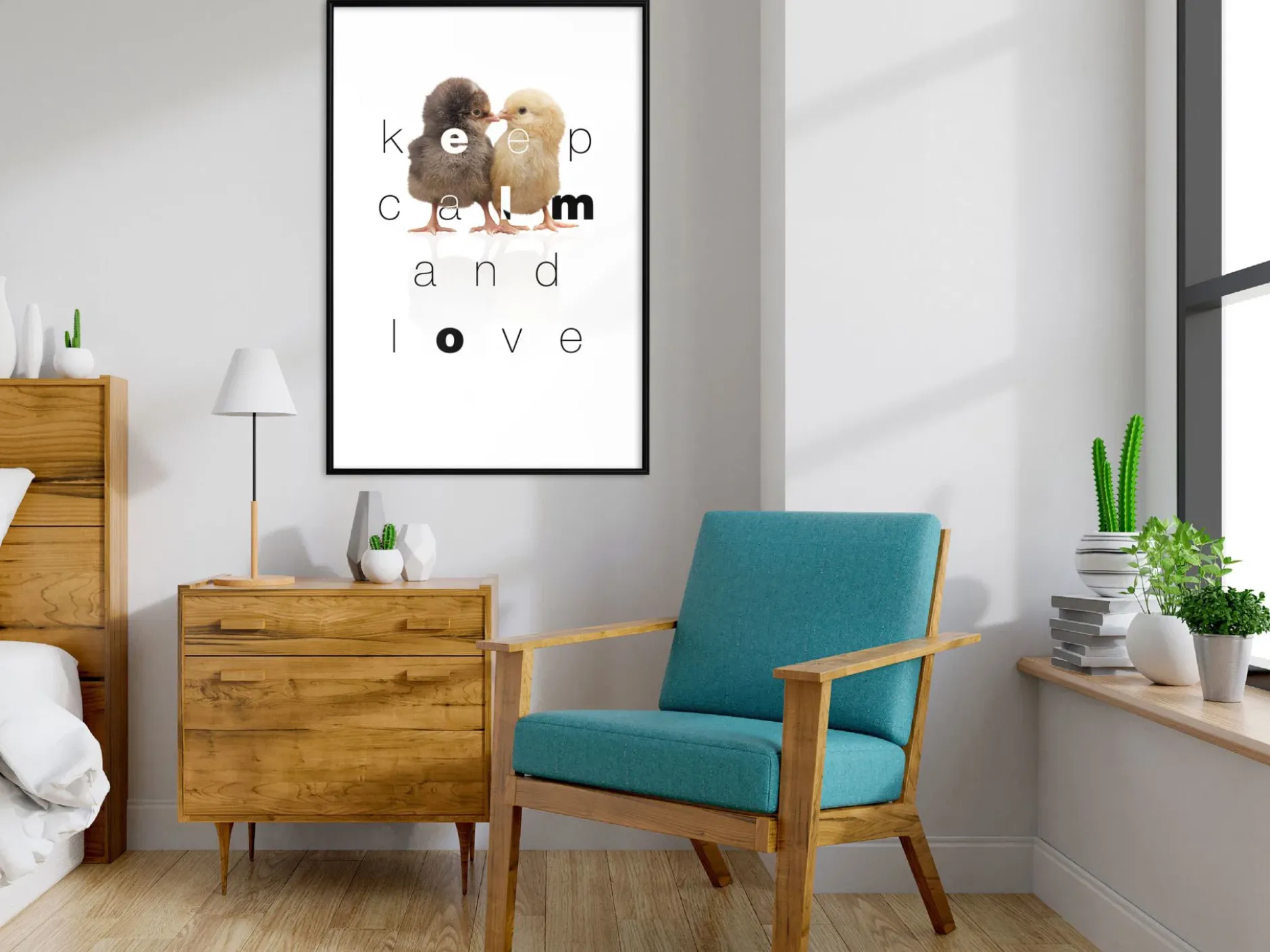 Poster 'Keep Calm and Love'