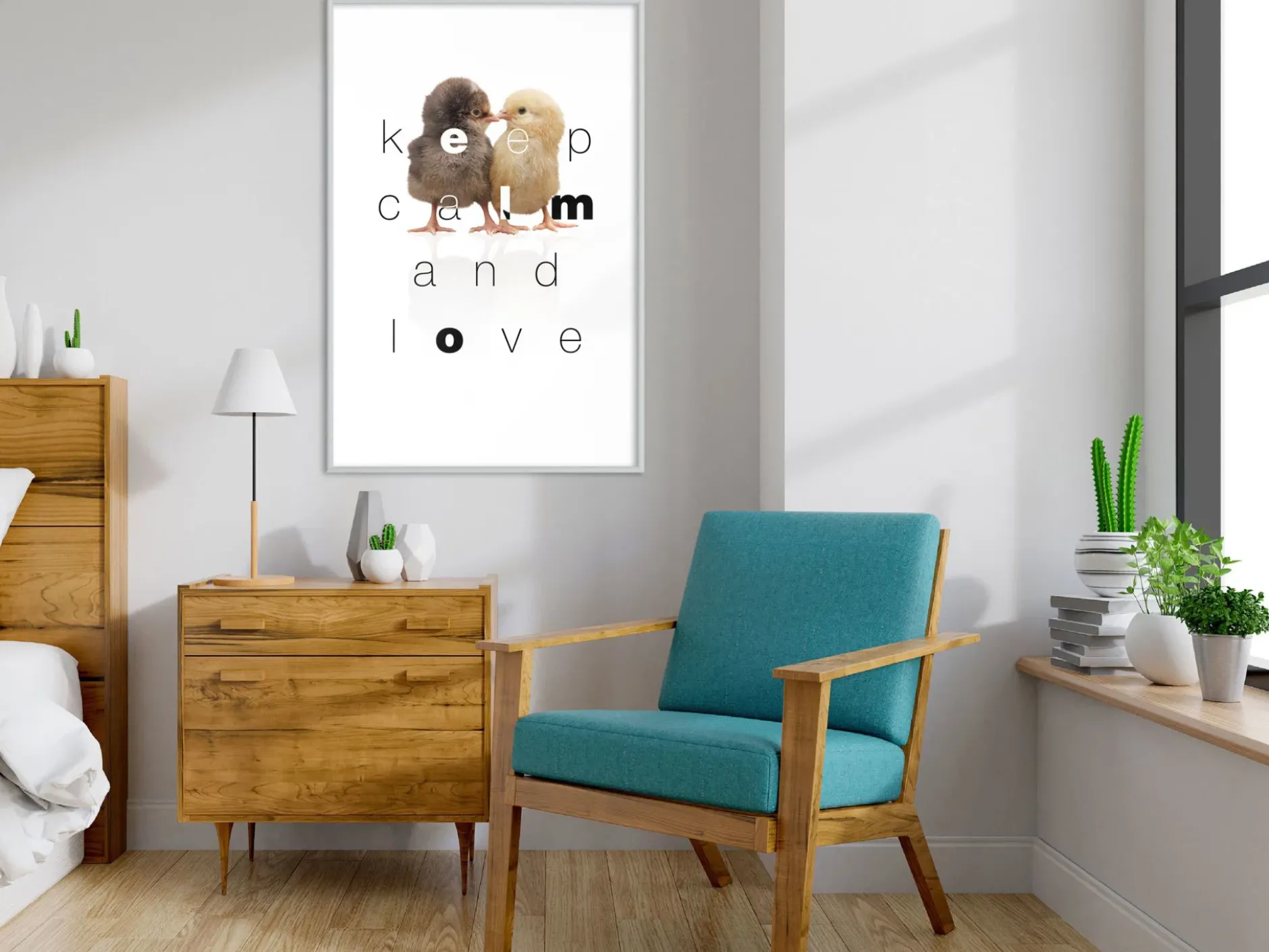 Poster 'Keep Calm and Love'