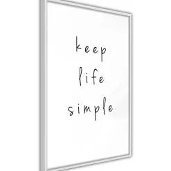 Poster 'Keep Life Simple'
