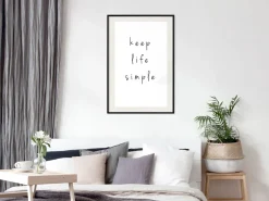 Poster 'Keep Life Simple'