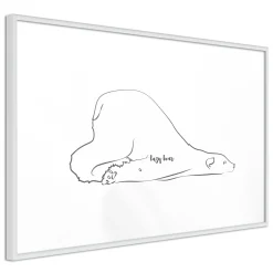 Poster 'Lazy Bear'
