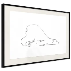 Poster 'Lazy Bear'