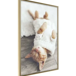 Poster 'Lazy Cat'