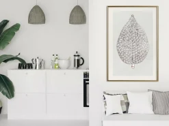 Poster 'Leaf-Shaped Pendant'