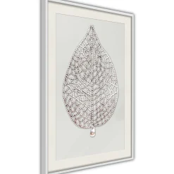 Poster 'Leaf-Shaped Pendant'