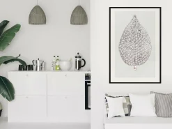Poster 'Leaf-Shaped Pendant'