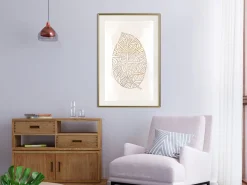 Poster 'Leaf Veins'
