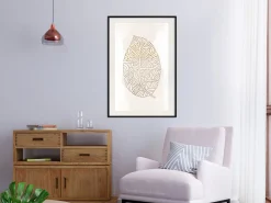 Poster 'Leaf Veins'