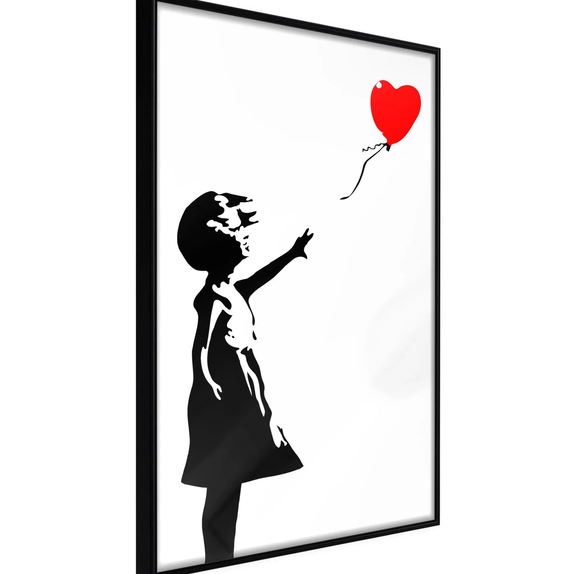 Poster 'Little Girl with a Balloon'