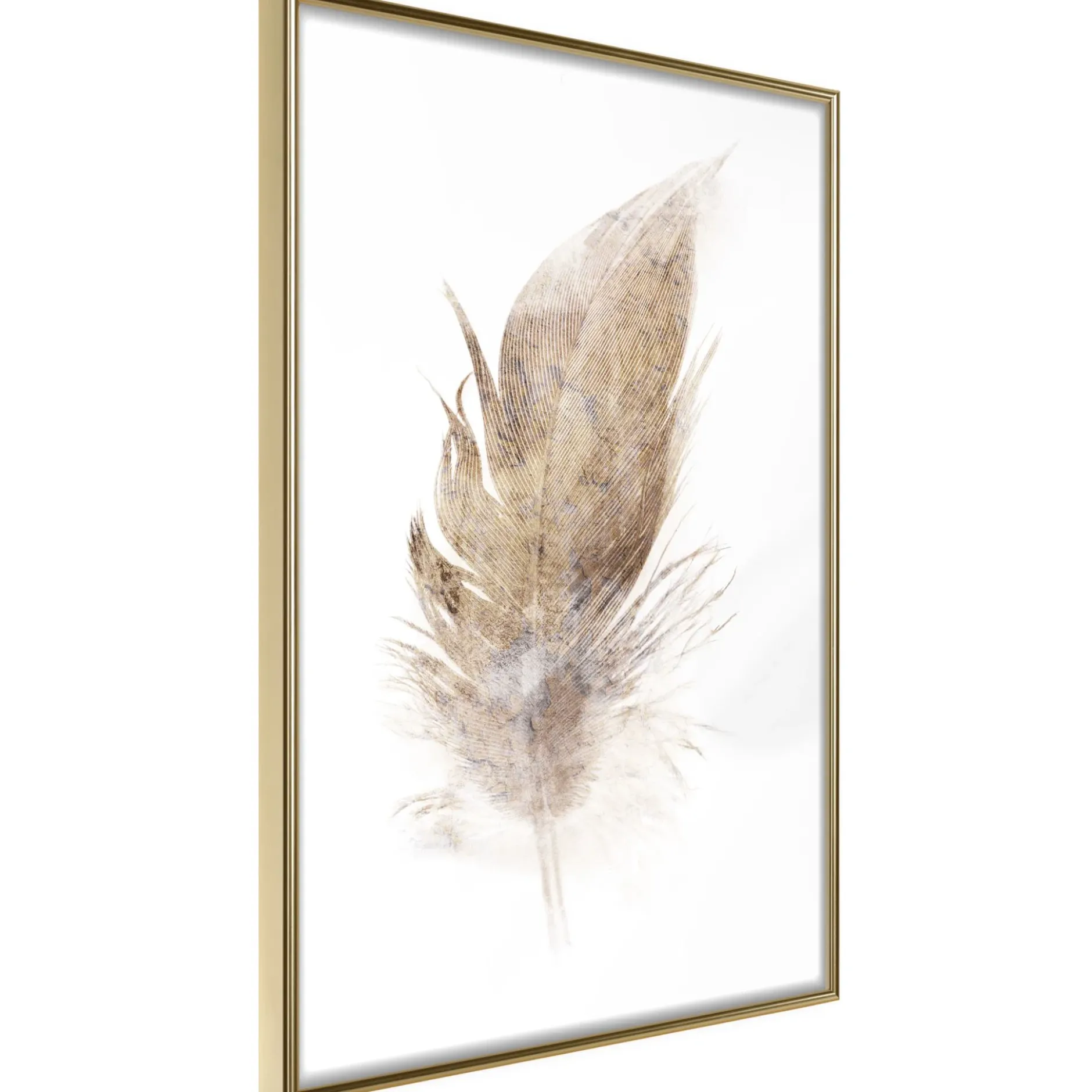 Poster 'Lost Feather (Beige)'