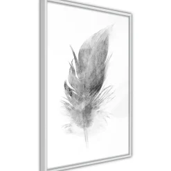 Poster 'Lost Feather (Grey)'