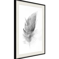 Poster 'Lost Feather (Grey)'