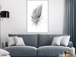 Poster 'Lost Feather (Grey)'
