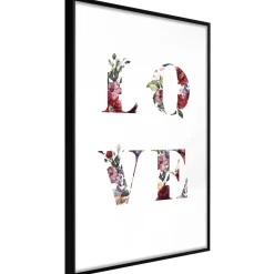 Poster 'Love in Flowers'