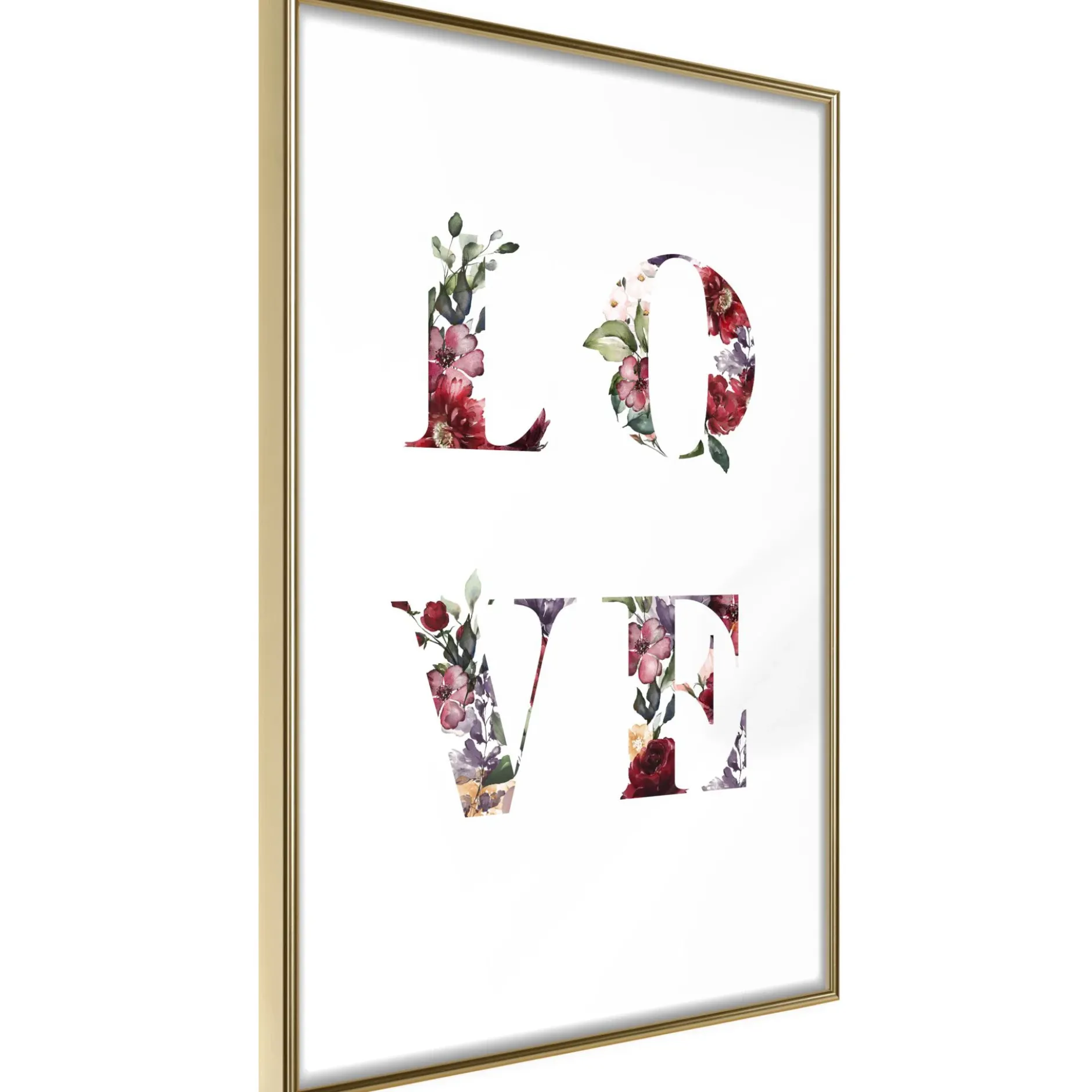 Poster 'Love in Flowers'