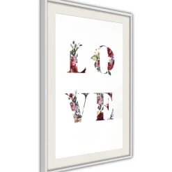 Poster 'Love in Flowers'