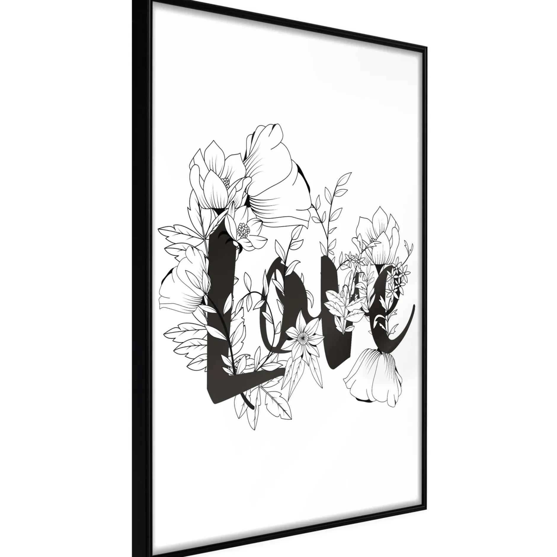 Poster 'Love With Flowers'