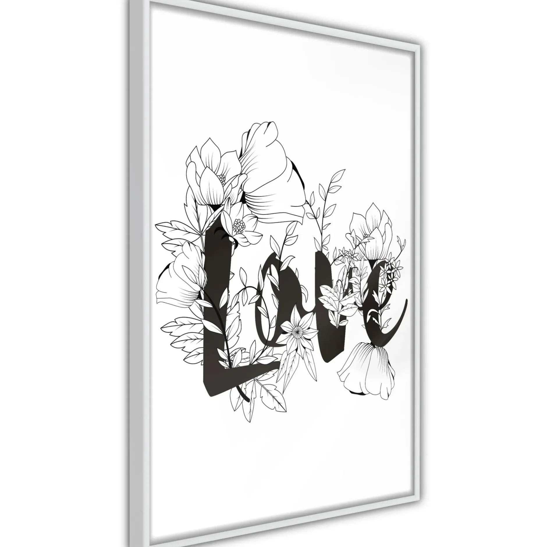 Poster 'Love With Flowers'