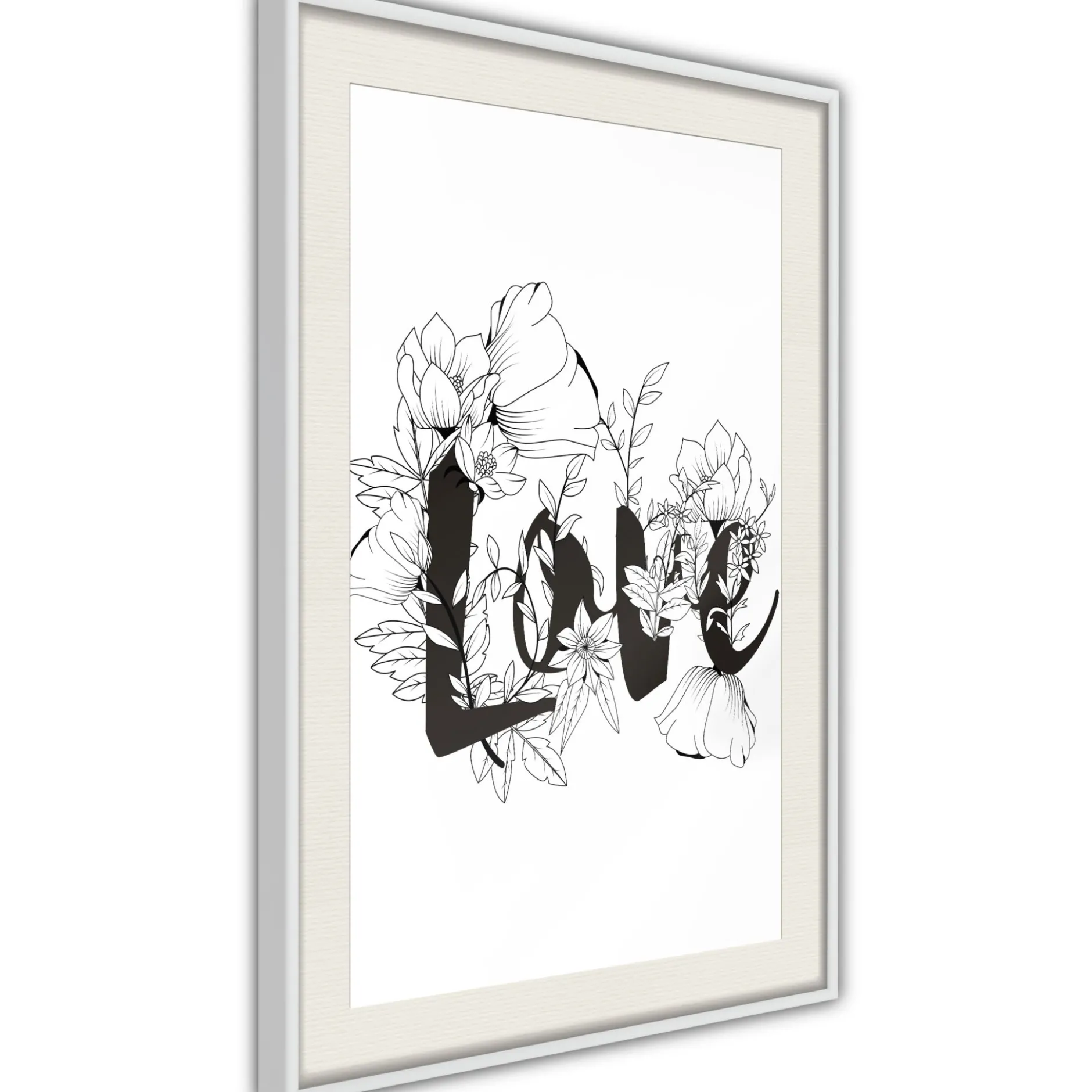 Poster 'Love With Flowers'