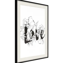 Poster 'Love With Flowers'