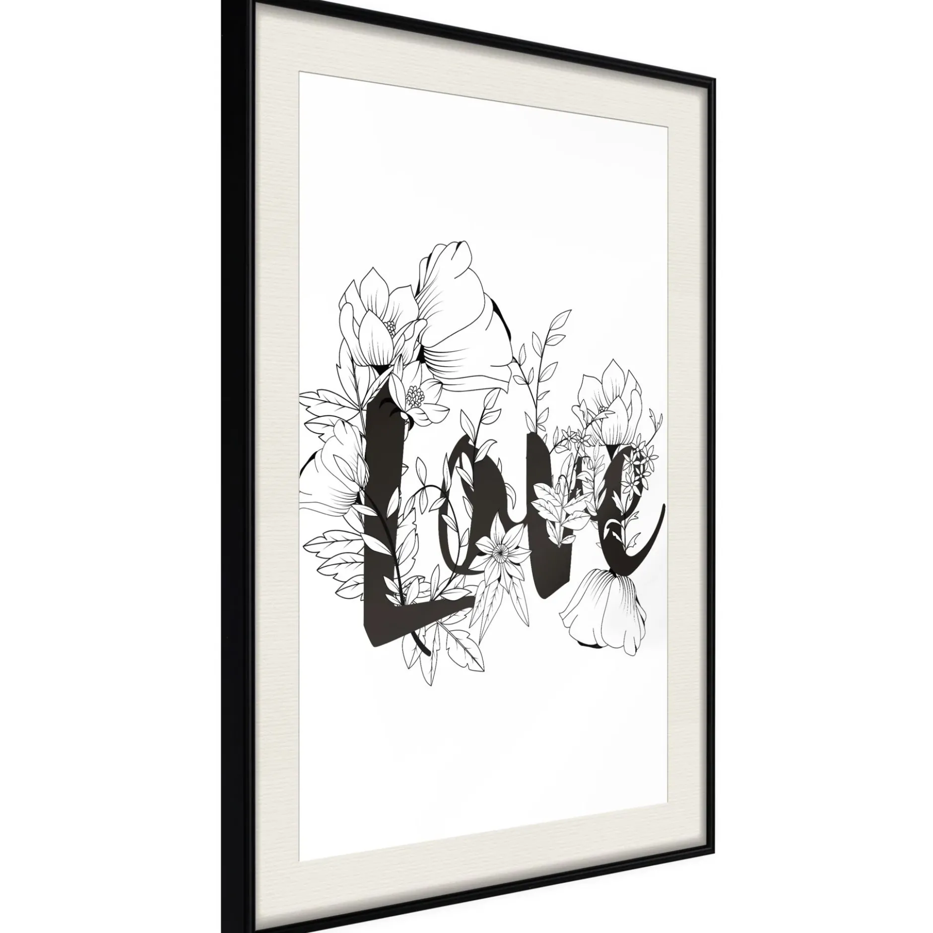 Poster 'Love With Flowers'