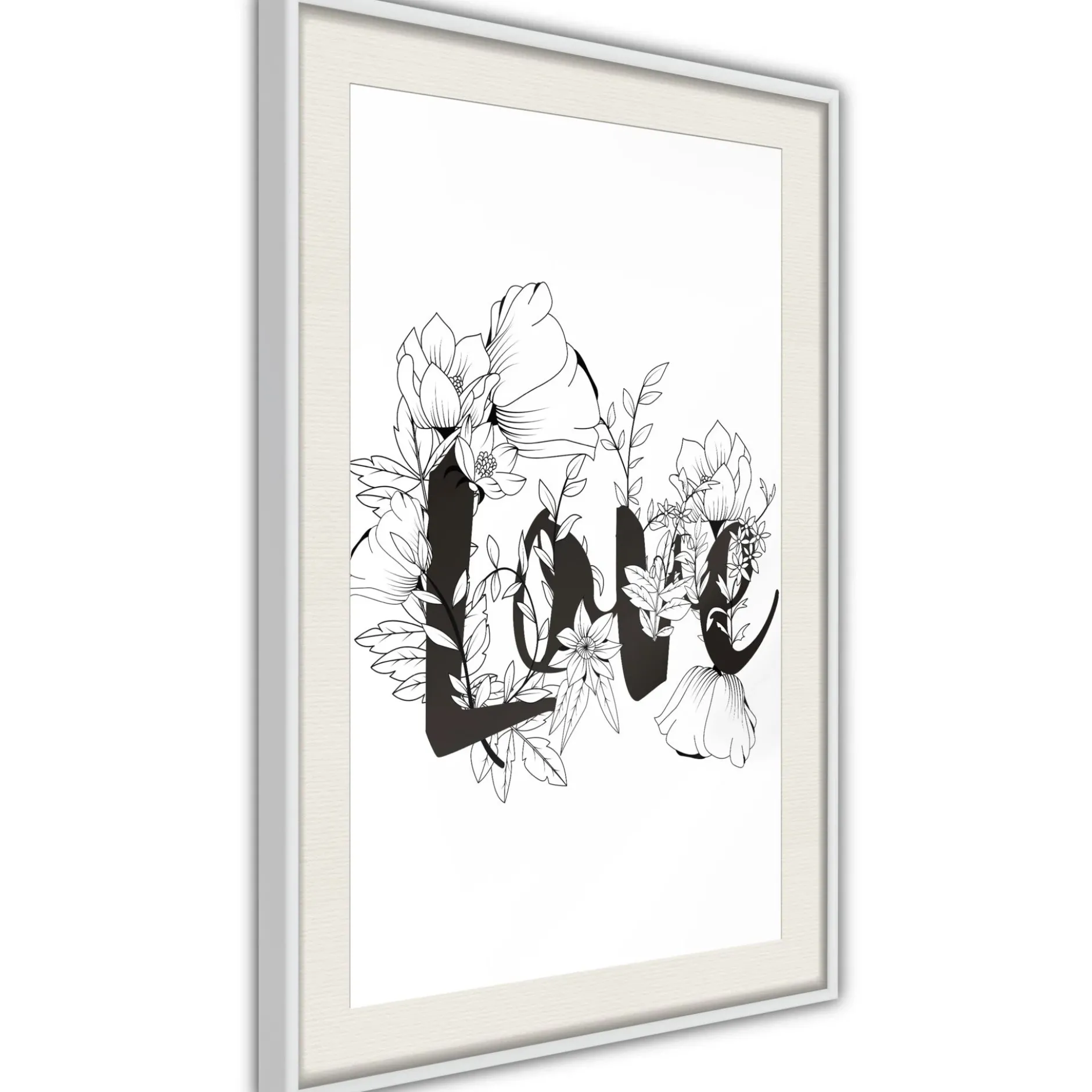 Poster 'Love With Flowers'