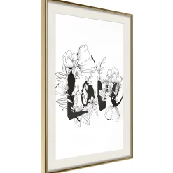 Poster 'Love With Flowers'