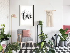 Poster 'Love With Flowers'