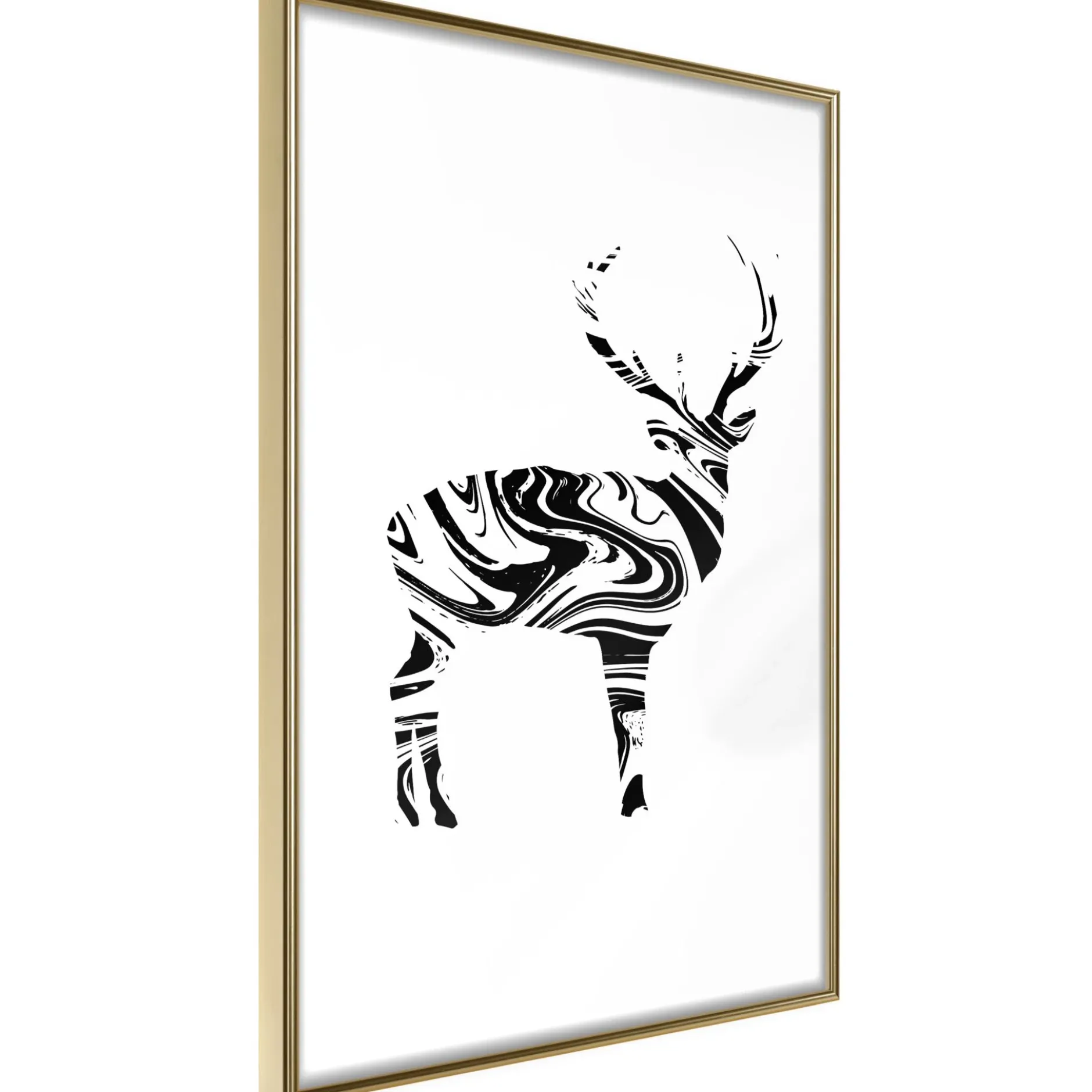 Poster 'Marble Stag'