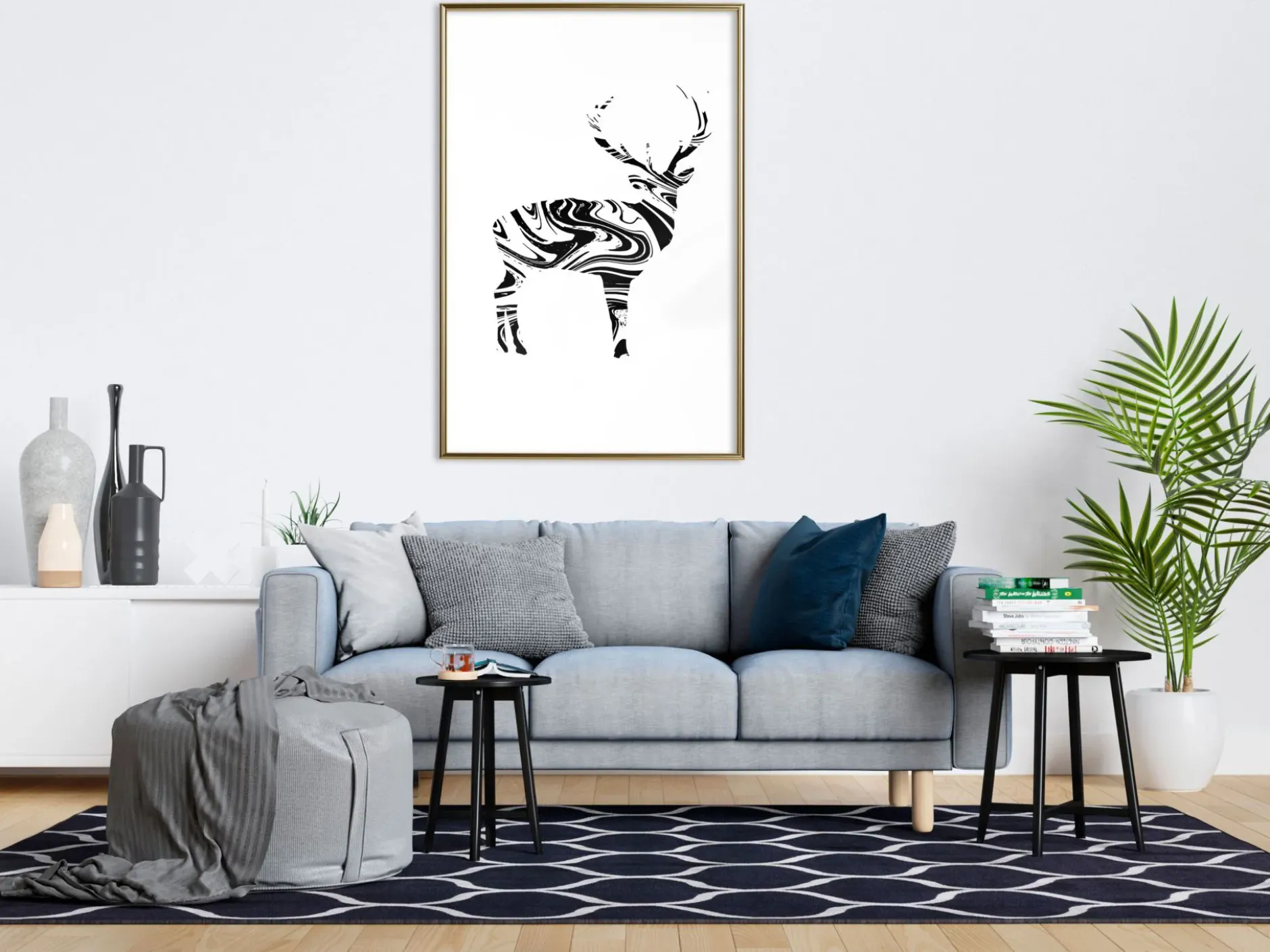 Poster 'Marble Stag'