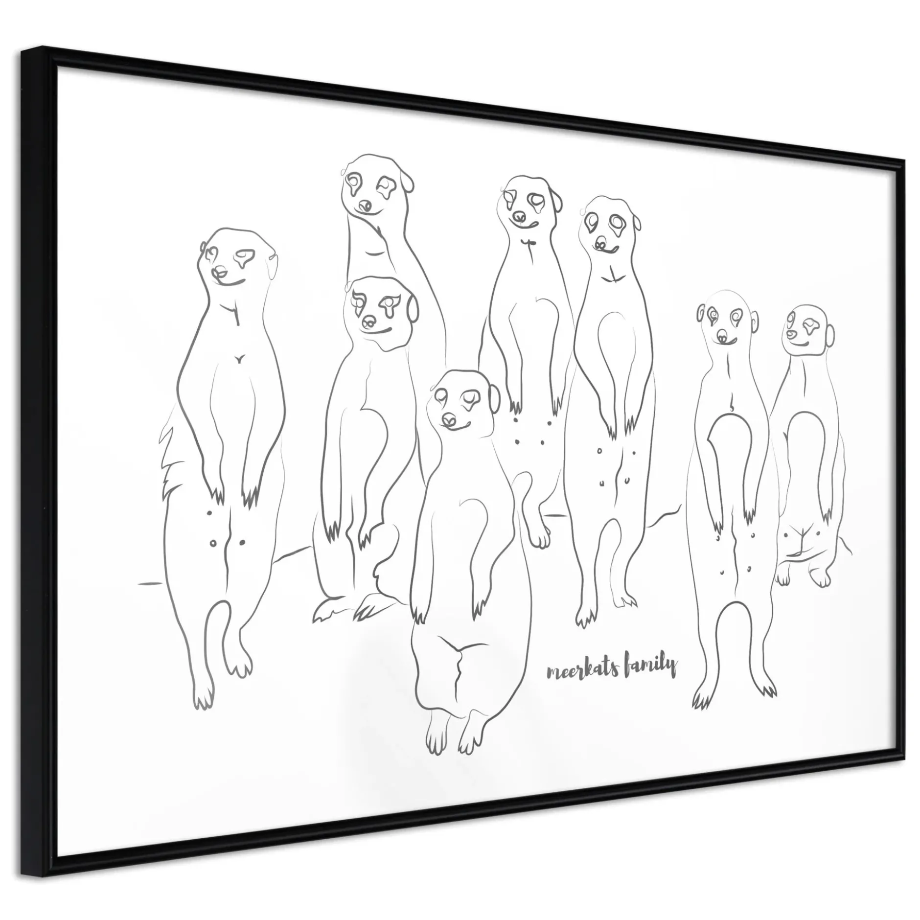 Poster 'Meerkats Family'