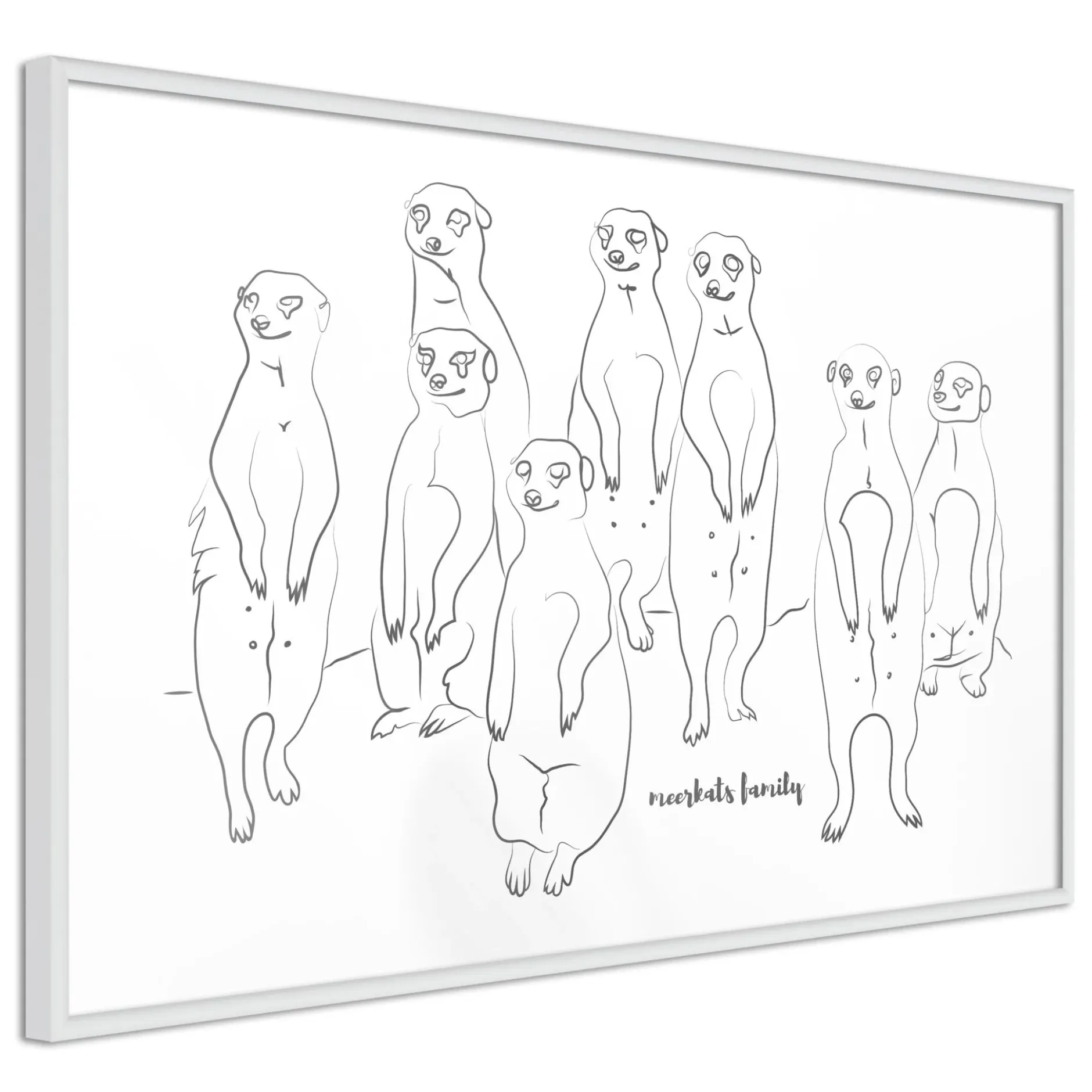 Poster 'Meerkats Family'