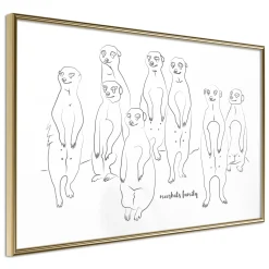 Poster 'Meerkats Family'