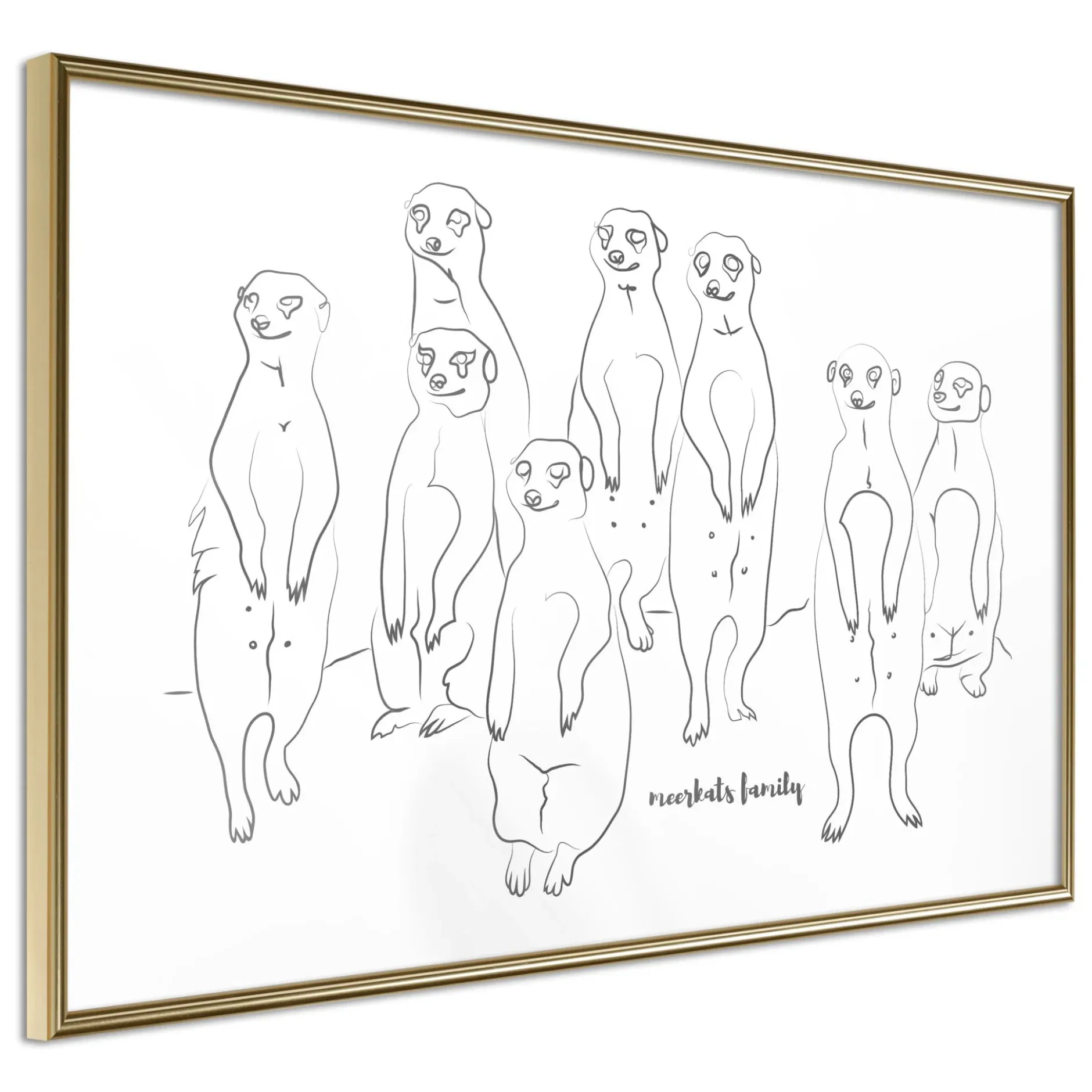 Poster 'Meerkats Family'