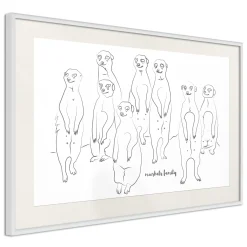 Poster 'Meerkats Family'