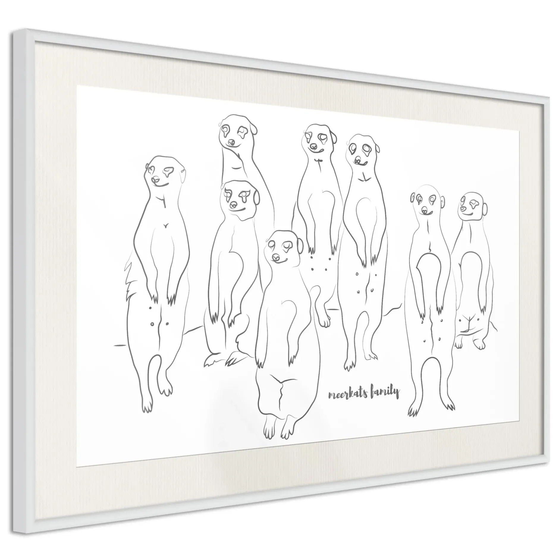 Poster 'Meerkats Family'
