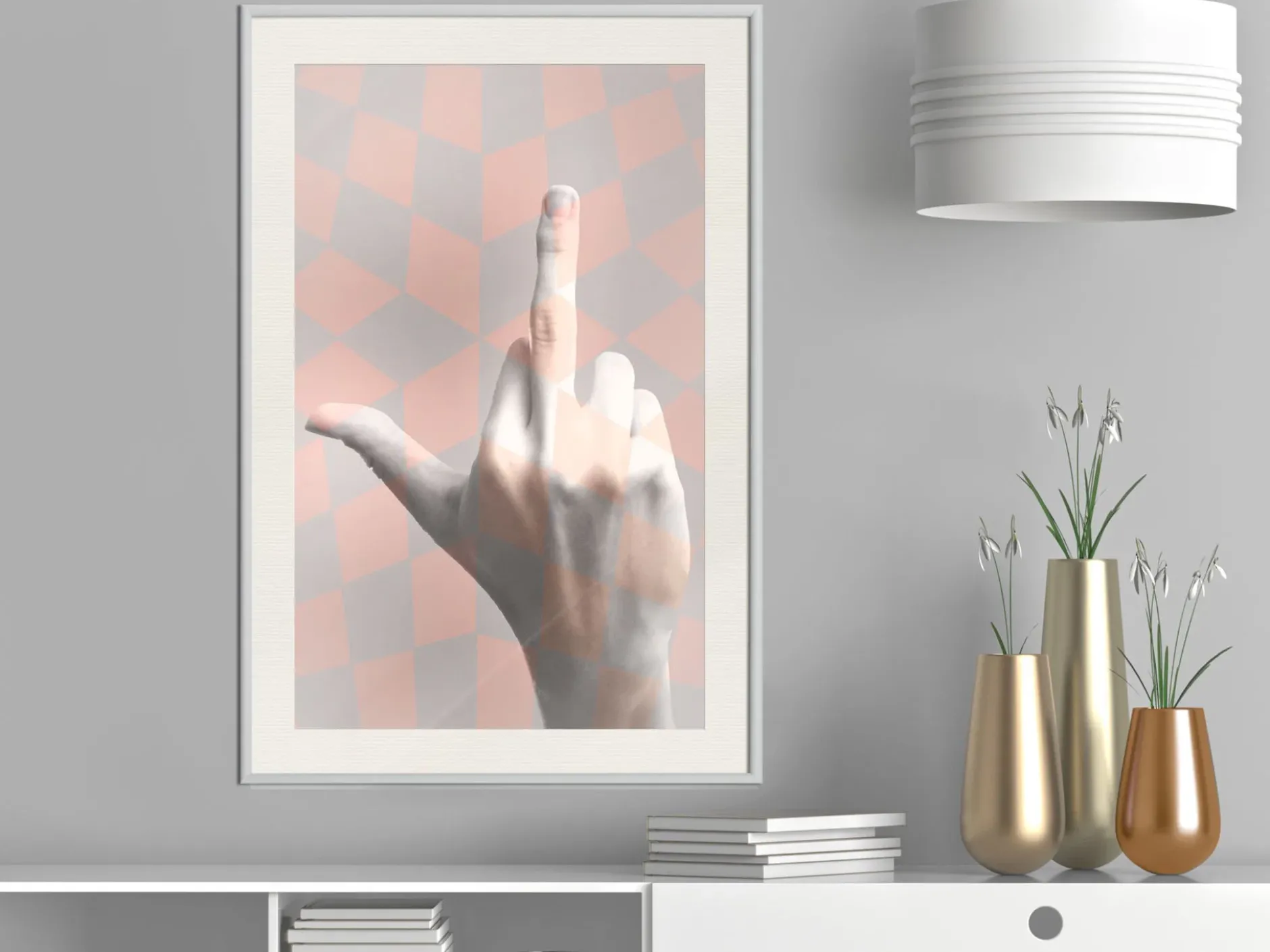 Poster 'Middle Finger'