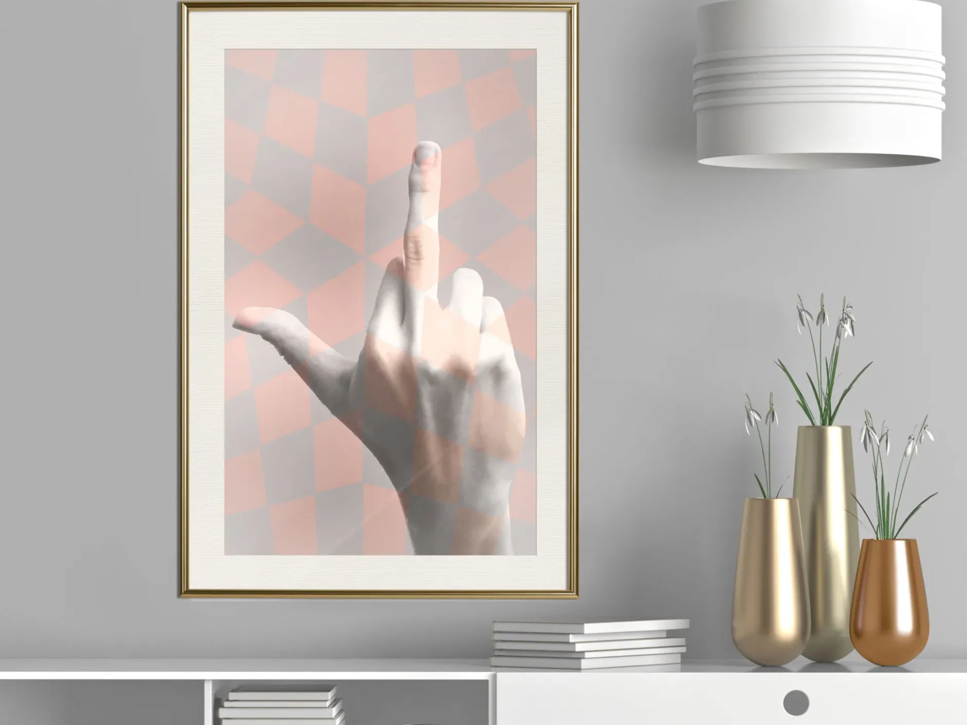 Poster 'Middle Finger'