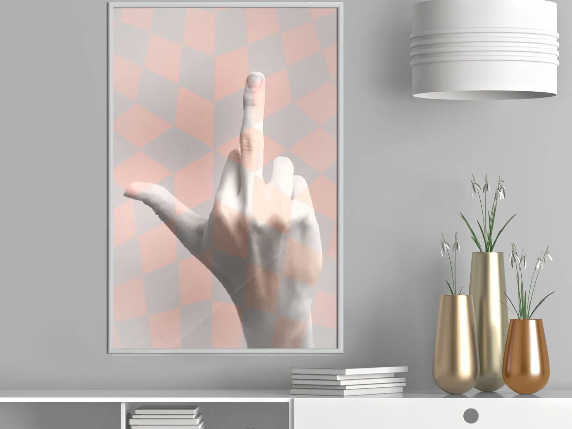 Poster 'Middle Finger'