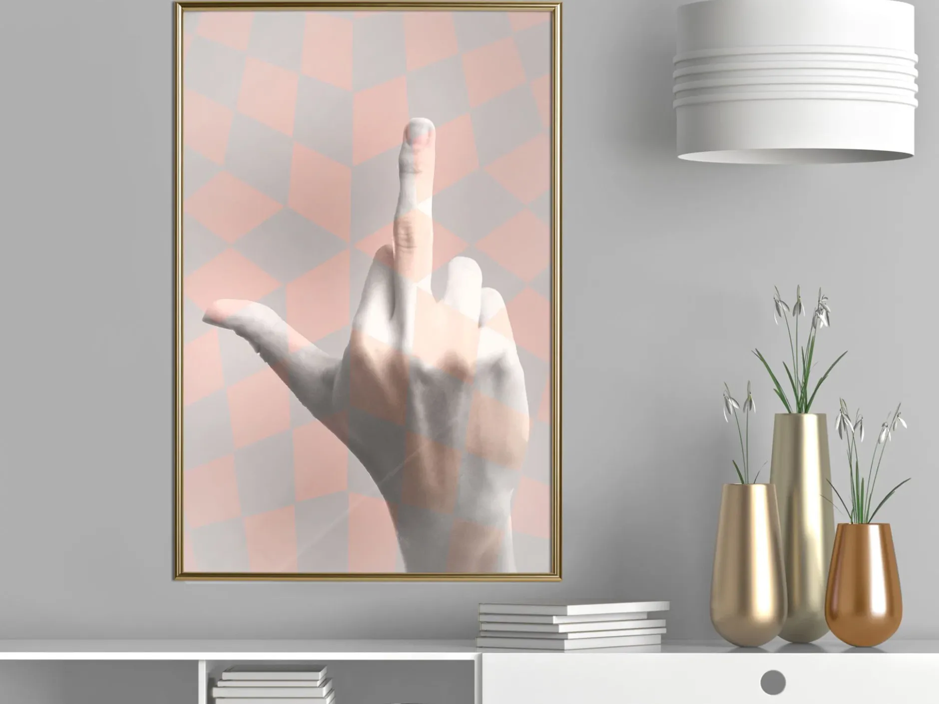 Poster 'Middle Finger'