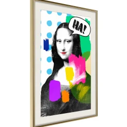 Poster 'Mona Lisa Pop-art'