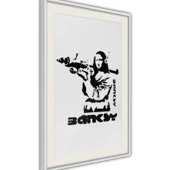 Poster 'Mona Lisa with a Bazooka'