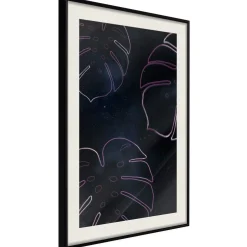 Poster 'Monstera Outline'