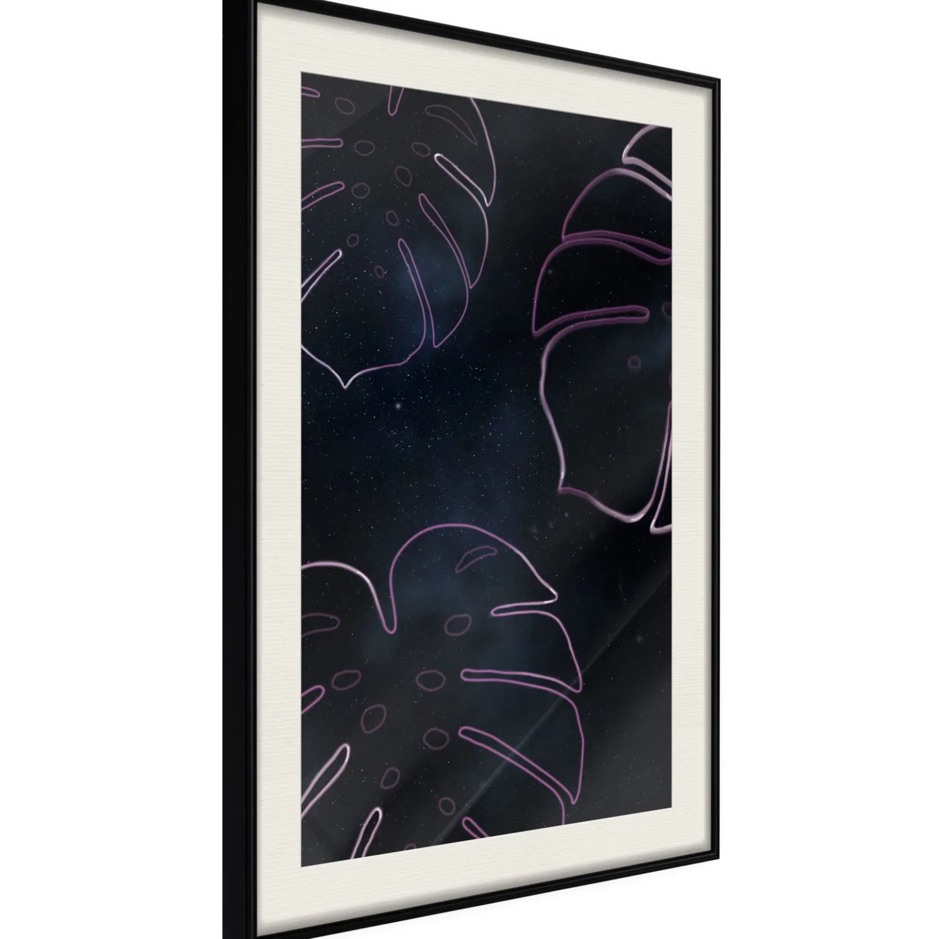 Poster 'Monstera Outline'