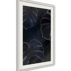 Poster 'Monstera Outline'