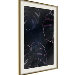Poster 'Monstera Outline'