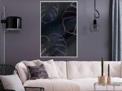 Poster 'Monstera Outline'