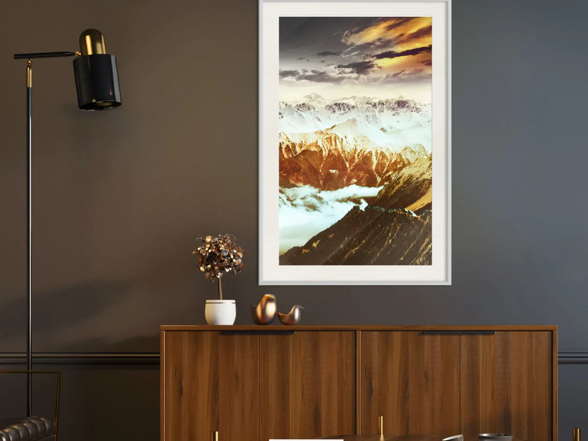 Poster 'Mountain Land'