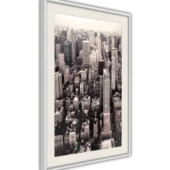 Poster 'New York from a Bird's Eye View'