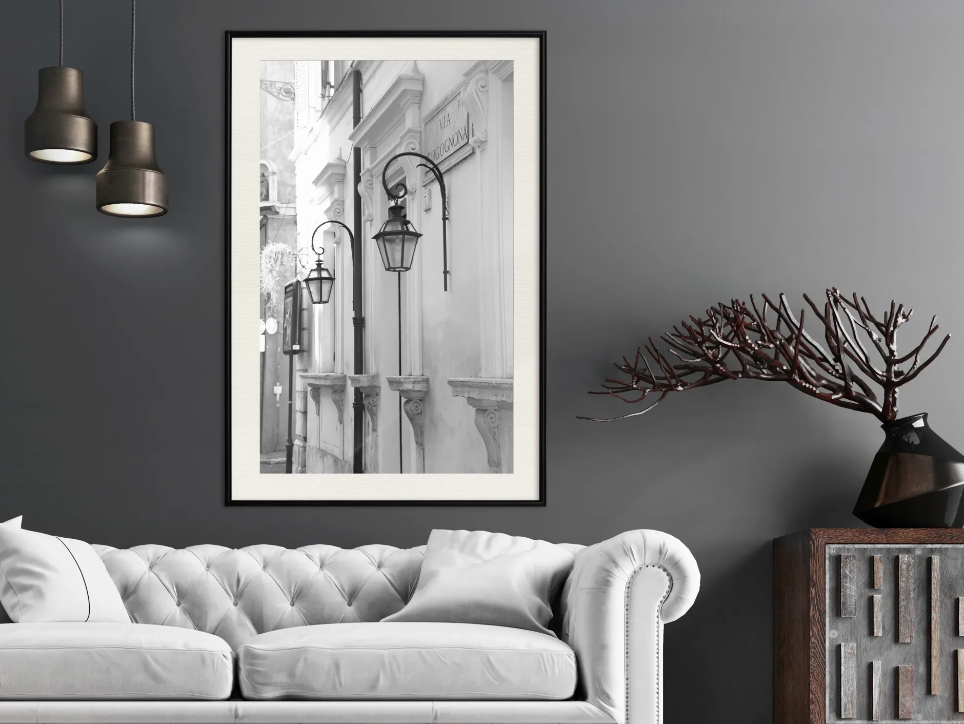 Poster 'Old Town's Charm'